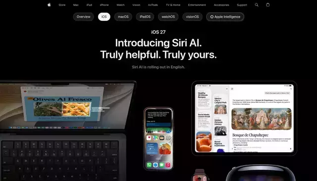 apple.com homepage screenshot