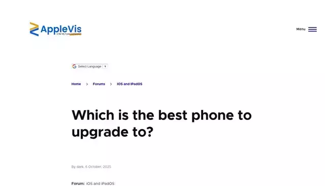 applevis.com homepage screenshot