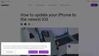 As Uri On How to update your iPhone to the newest iOS | Asurion