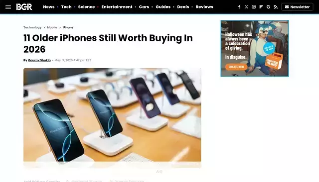 bgr.com homepage screenshot