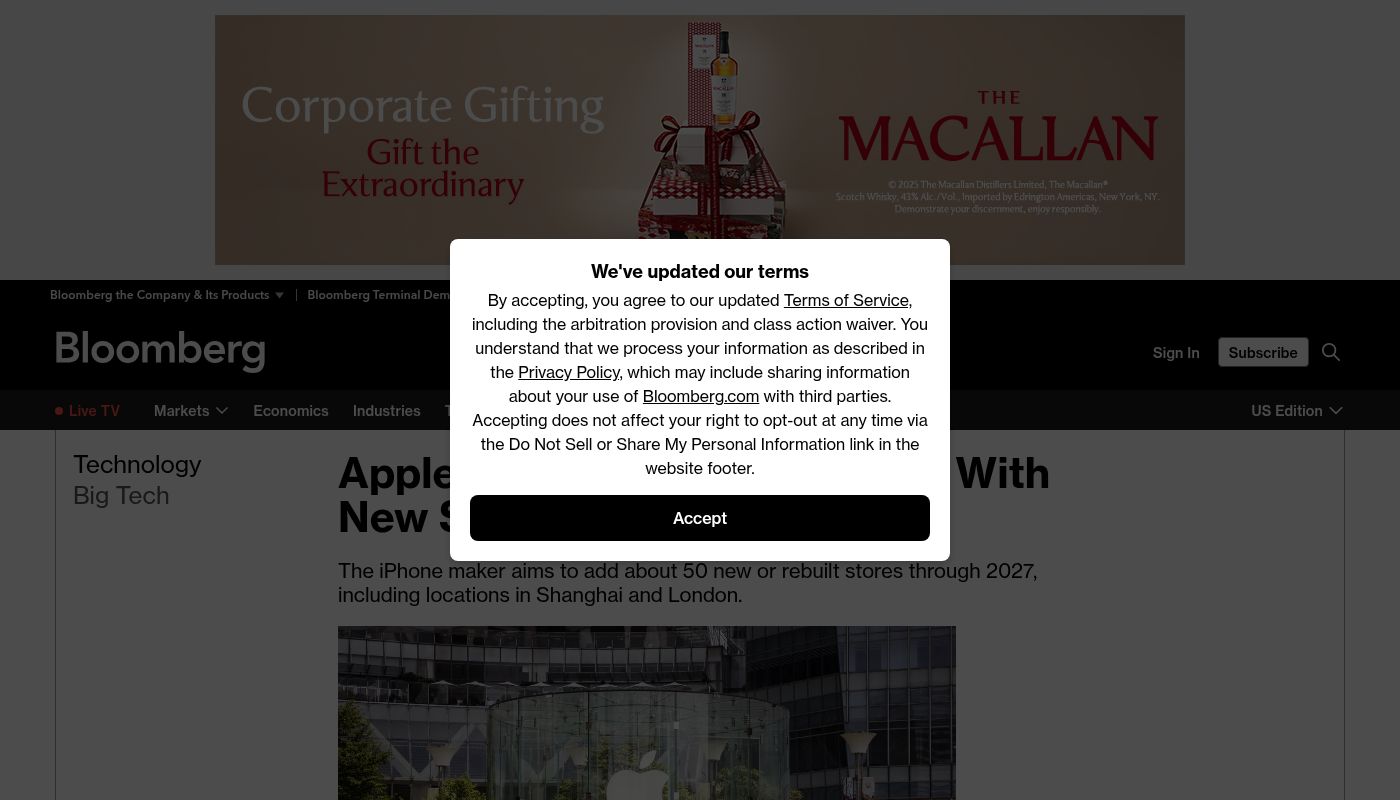 Bloomberg - Are you a robot?