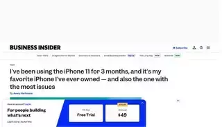 Business Insider Apple iPhone 11 Review, 3 Months Later: Why It's My Favorite iPhone - Business Insider