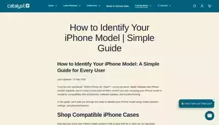 Catalyst Lifestyle How to Identify Your iPhone Model | Simple Guide