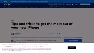 Cnbc Apple iPhone tips and tricks