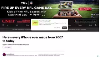Cnet Here's every iPhone ever made from 2007 to today - CNET