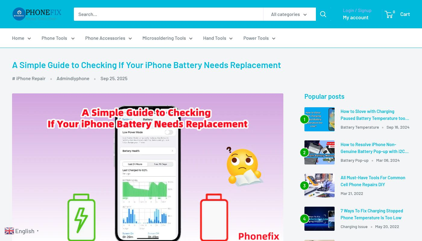 A Simple Guide to Checking If Your iPhone Battery Needs Replacement