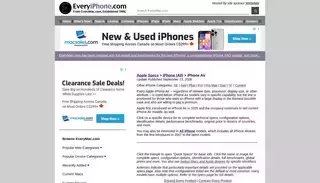 Every Mac All Apple iPhone Air Specs (2025-Current): EveryiPhone.com