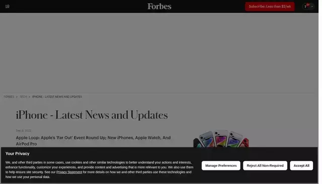 forbes.com homepage screenshot