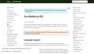 Duo Duo Mobile on iOS - Duo User Guide