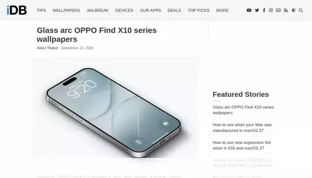 idownloadblog.com homepage screenshot