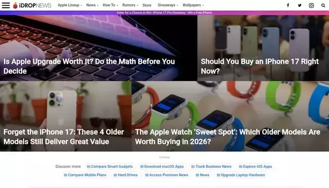 idropnews.com homepage screenshot