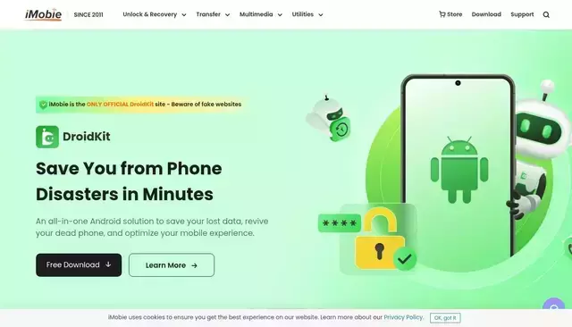 imobie.com homepage screenshot