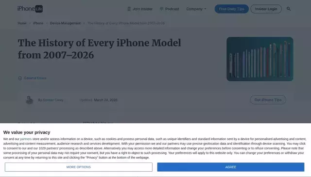 iphonelife.com homepage screenshot