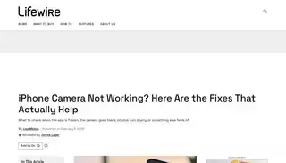Life Wire iPhone Camera Problems Explained and Fixed