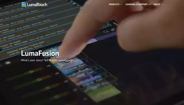 luma-touch.com homepage screenshot