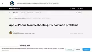 Mac Paw iPhone troubleshooting guide