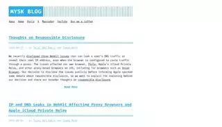 My Sk Mysk Blog – In-Depth Cybersecurity & Mobile App Privacy Research