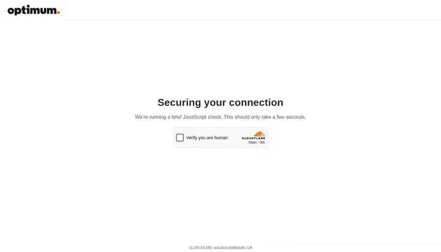 optimum.com homepage screenshot