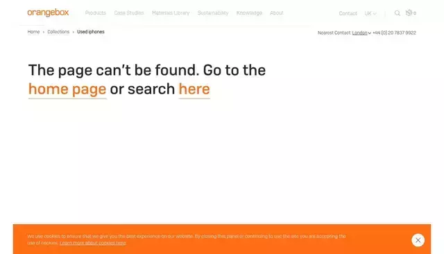 orangebox.com homepage screenshot