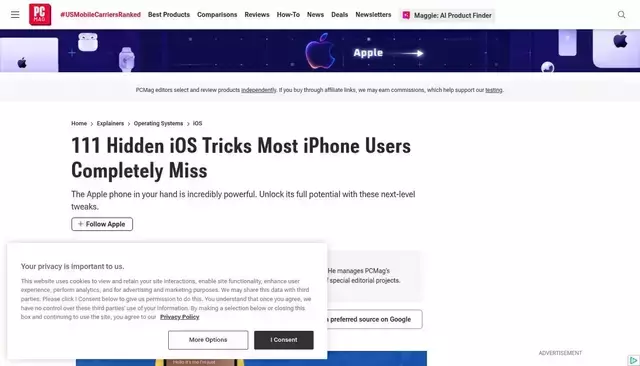 pcmag.com homepage screenshot