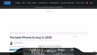Phone Arena The best iPhone to buy in 2026 - PhoneArena