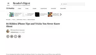 Rd 64 iPhone Tips and Tricks to Try | Time-Saving iPhone Hacks