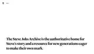 Steve Jobs Archive The Steve Jobs Archive