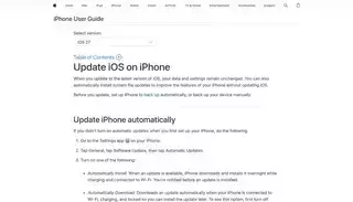 Apple Update iOS on iPhone - Apple Support