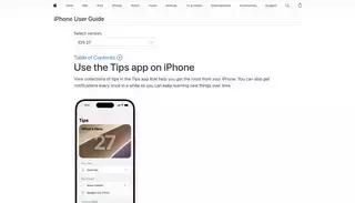 Apple Use the Tips app on iPhone - Apple Support