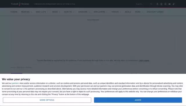 trustedreviews.com homepage screenshot