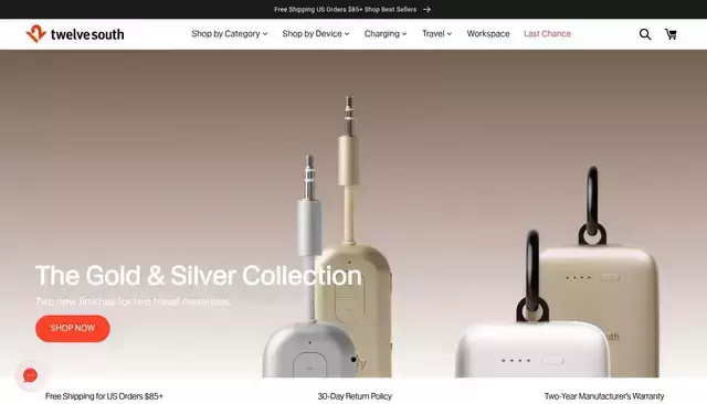twelvesouth.com homepage screenshot