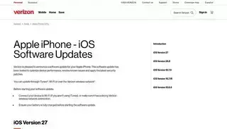 Verizon Apple iPhone - iOS Software Updates | Verizon Support