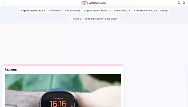 watchgeneration.fr homepage screenshot
