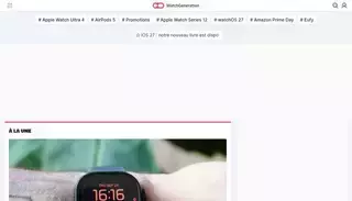 Watch Generation WatchGeneration - Votre référence Apple Watch et Vision Pro