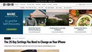 Wired 25 Key iPhone Settings to Change (2025) | WIRED