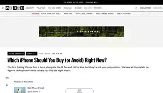 Wired What’s the Best iPhone to Buy or Avoid Right Now? (2026) | WIRED